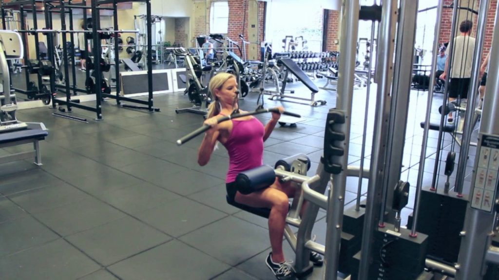 Pronated-Lat-Pulldown - Bikini Body Workouts